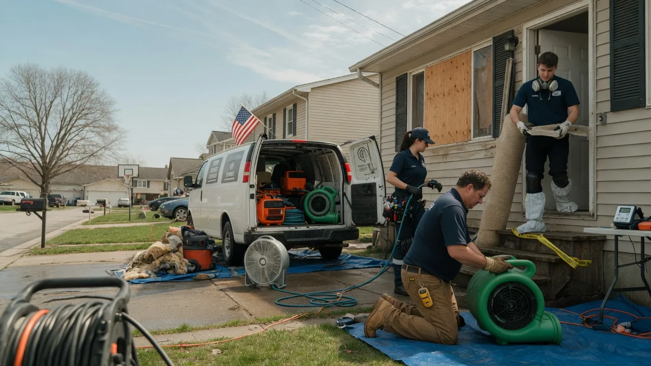 Water Damage Restoration in Parker, KS near me